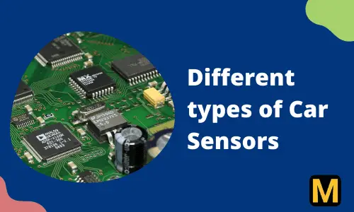 Different types of car sensors