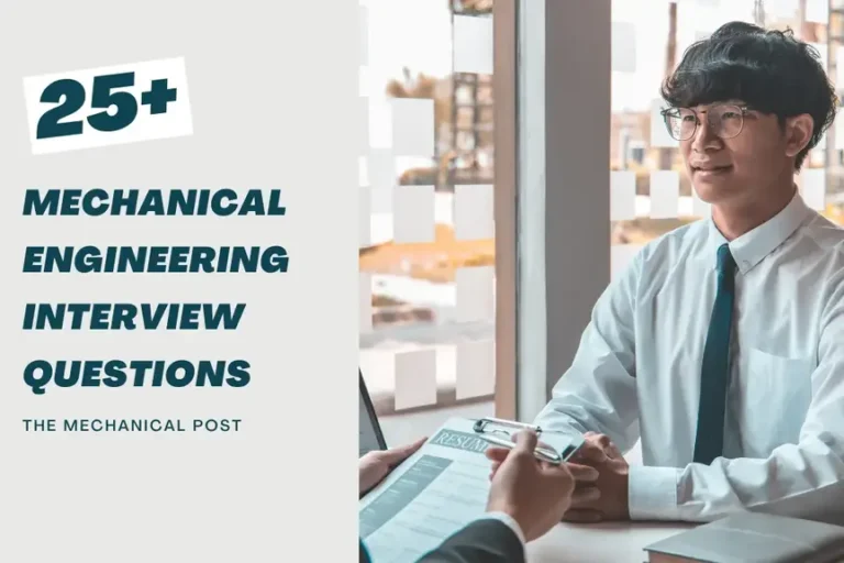 30 Mechanical Engineering Interview Q&A with examples & [PDF]