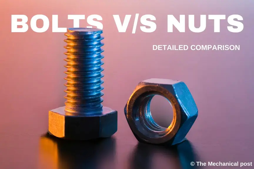 difference between nuts and bolts