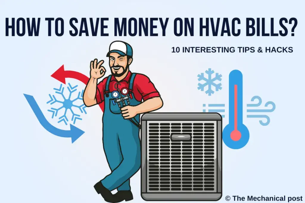 Image with title Tips on How to save money on HVAC bills