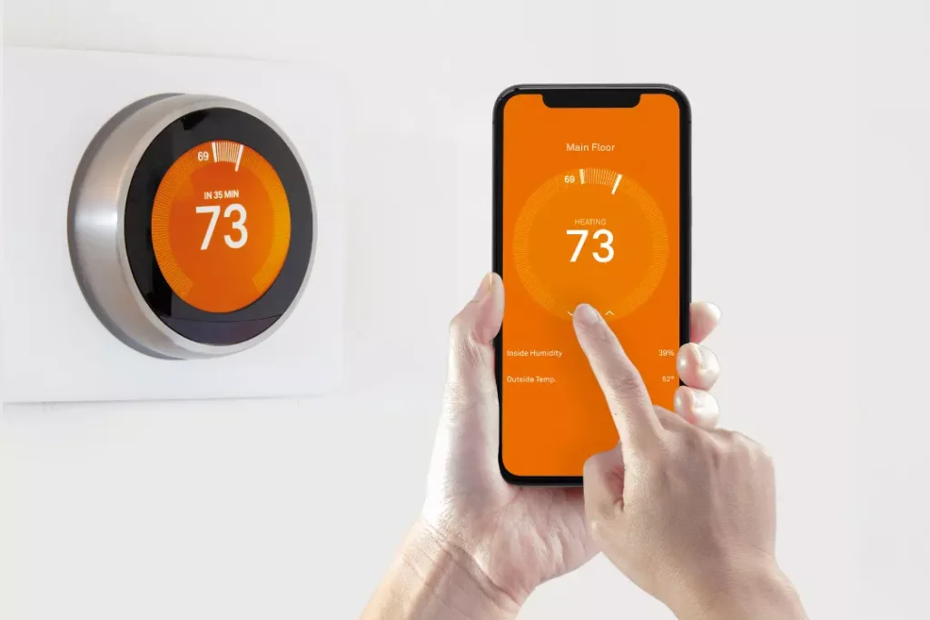 a smart thermostat